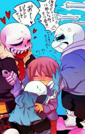 Sans x Frisk by ThnhMiner9