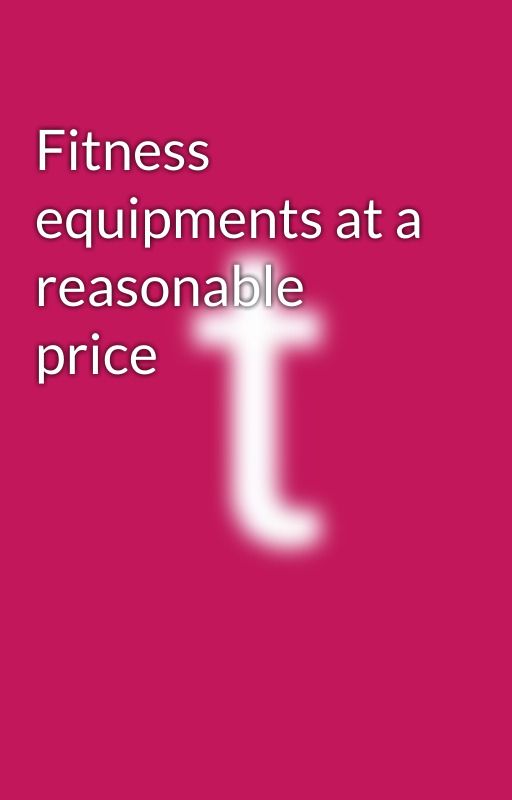 Fitness equipments at a reasonable price by trainingzone