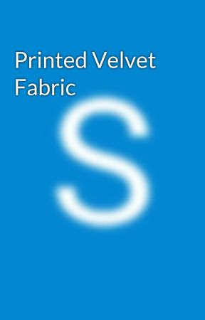 Printed Velvet Fabric by sanchivelvets