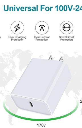 20W USB-C Power Adapter Type C PD Fast Charge Wall autorstwa RachaelCauley958