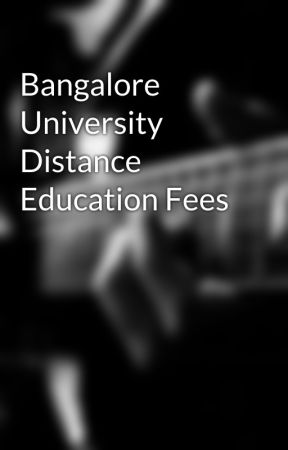 Bangalore University Distance Education Fees by Avnivarshney21