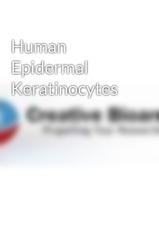 Human Epidermal Keratinocytes by bioarray
