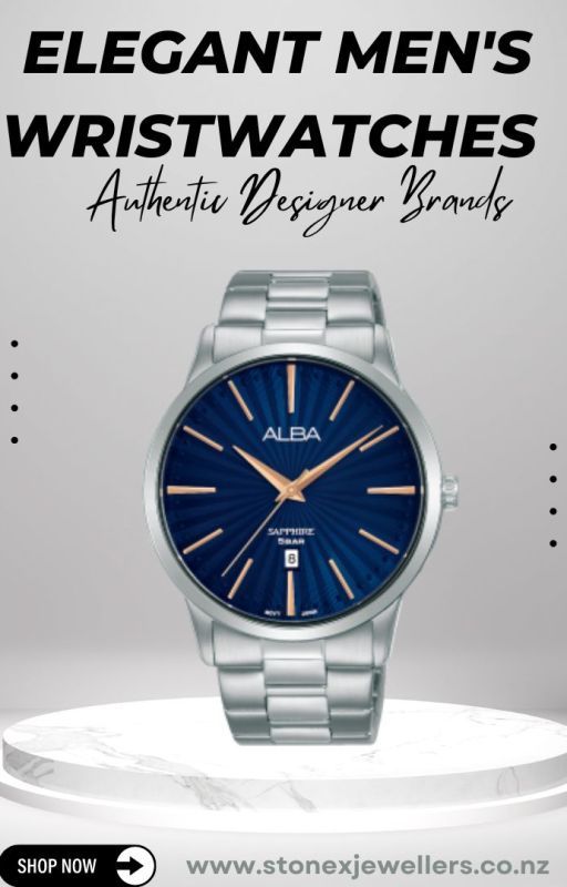 Elegant Men's Wristwatches | Authentic Designer Brands | Stonex Jewellers by stonexjewellers