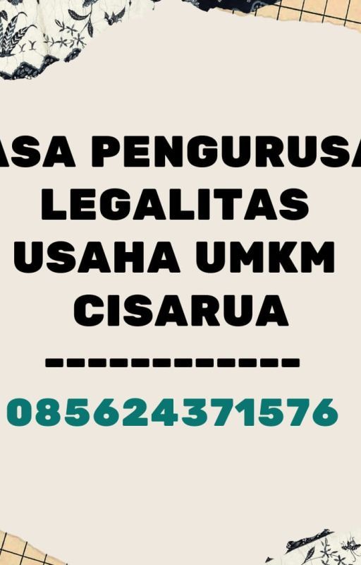 085624371576 Jasa pengurusan legalitas usaha UMKM cisarua by rasyaAAA11221122