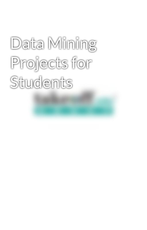Data Mining Projects for Students by takeoffprojects
