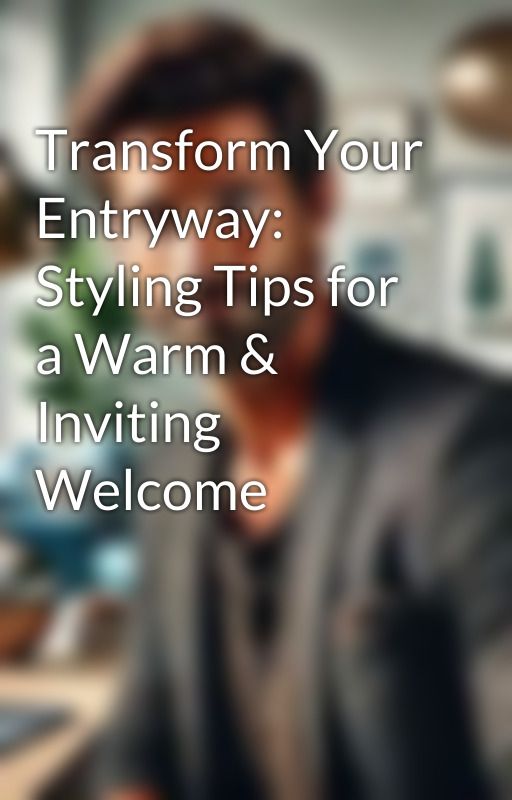 Transform Your Entryway: Styling Tips for a Warm & Inviting Welcome by donaldcostello