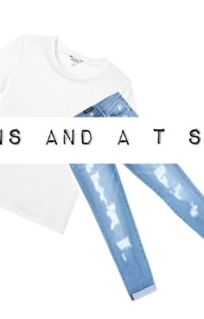 Jeans and a T-shirt by thefashionauthor